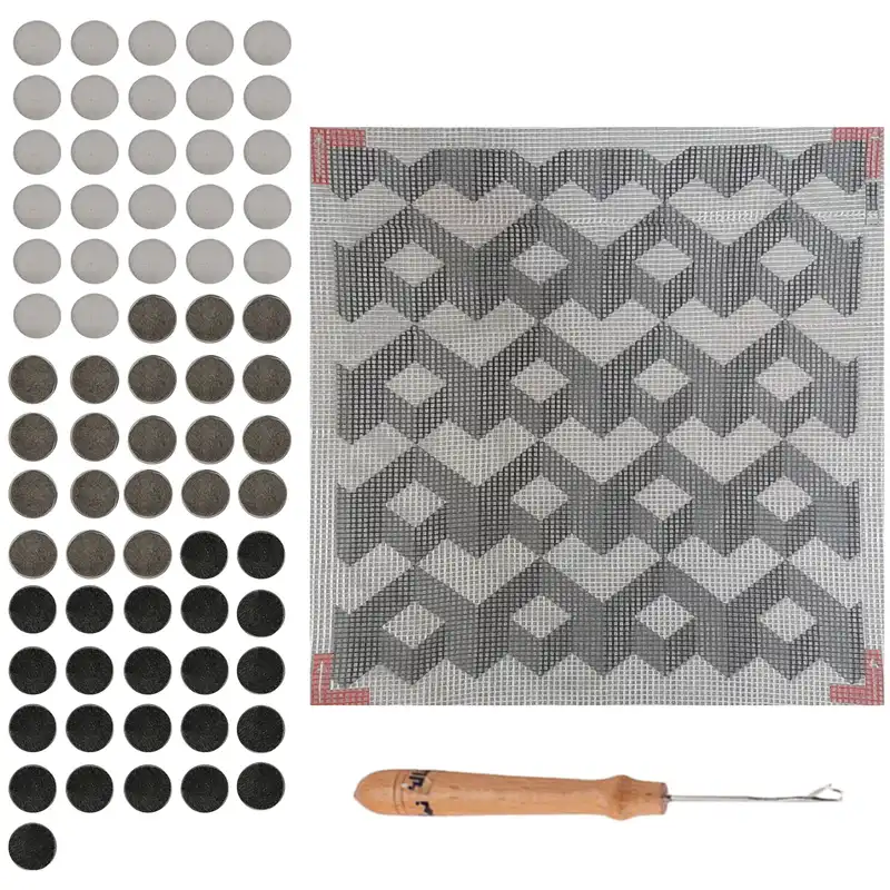 بسته فرشینه بافی مدل 1019 مجموعه 73 عددی