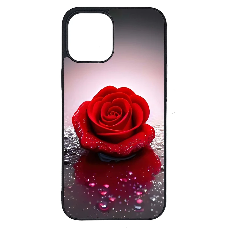 کاور طرح گل رز کد G-024 مناسب برای گوشی موبایل اپل iPhone 12 Pro Max