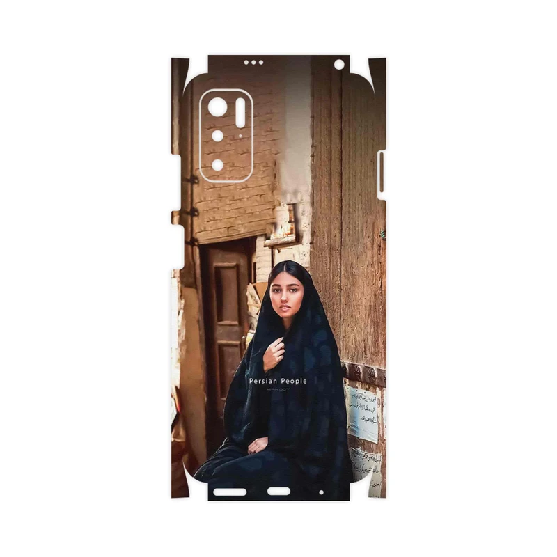 برچسب پوششی ماهوت مدل Portrait of an Iranian Woman-FullSkin مناسب برای گوشی موبایل شیائومی Poco M3 Pro 5G