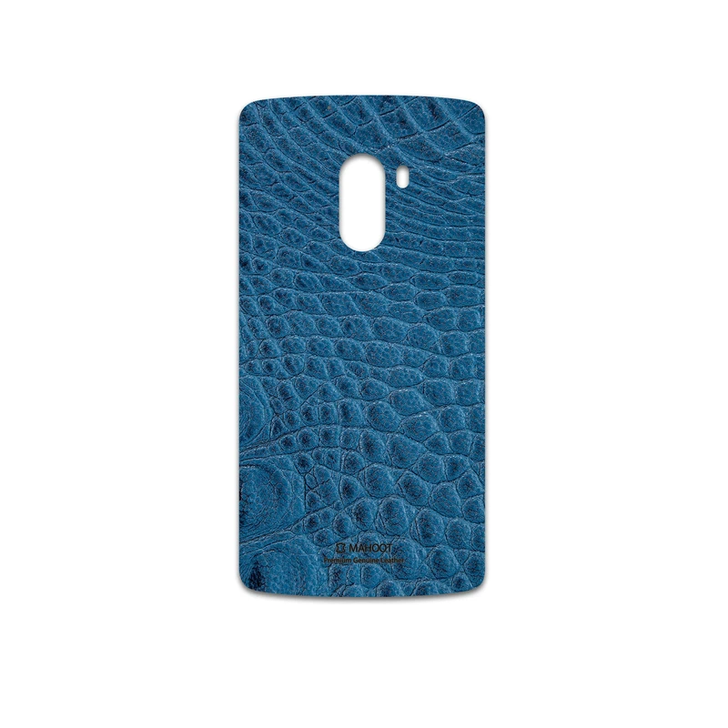 برچسب پوششی ماهوت مدل Blue-Crocodile-Leather مناسب برای گوشی موبایل لنوو A7010