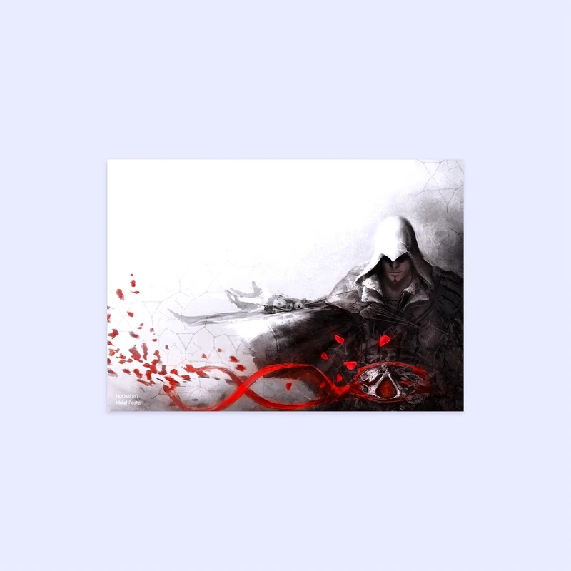 پوستر هومرو مدل فلزی طرح بازی اساسین کرید کد PS206