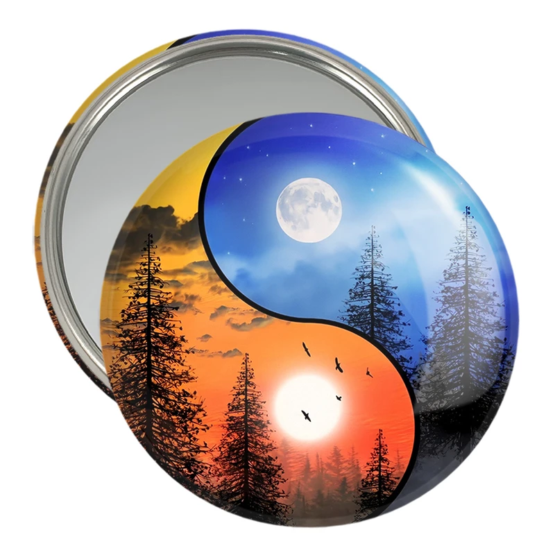 آینه جیبی خندالو مدل یین و یانگ کد 27692