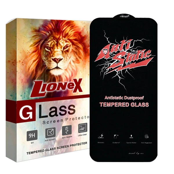 محافظ صفحه نمایش آنتی استاتیک لایونکس مدل ANTIDUSTL مناسب برای گوشی موبایل اپل iPhone 13 Pro