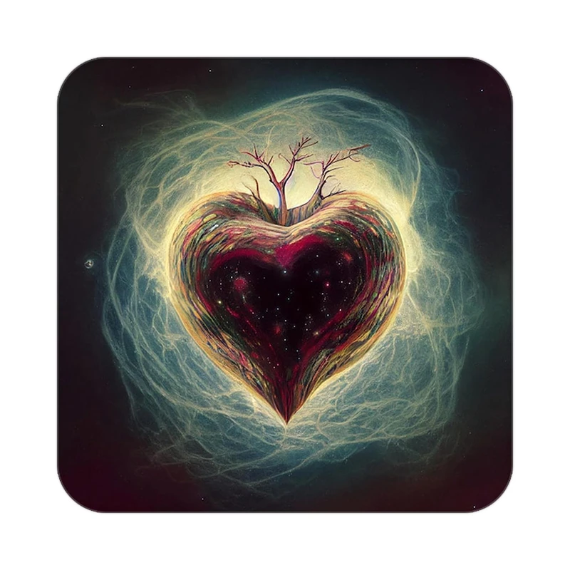 زیر لیوانی کاکتی مدل عاشقانه کد mp12105