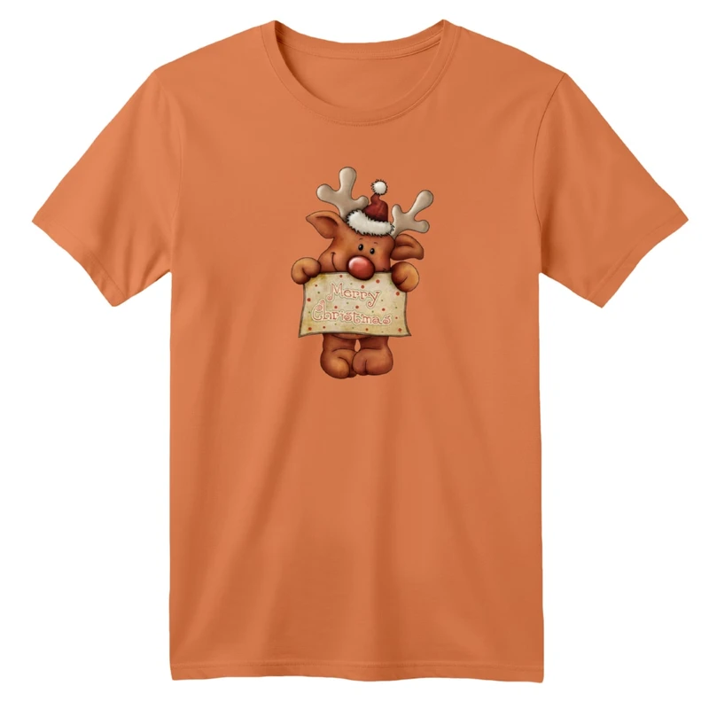 تی شرت آستین کوتاه بچگانه مدل کریسمسی کد 014