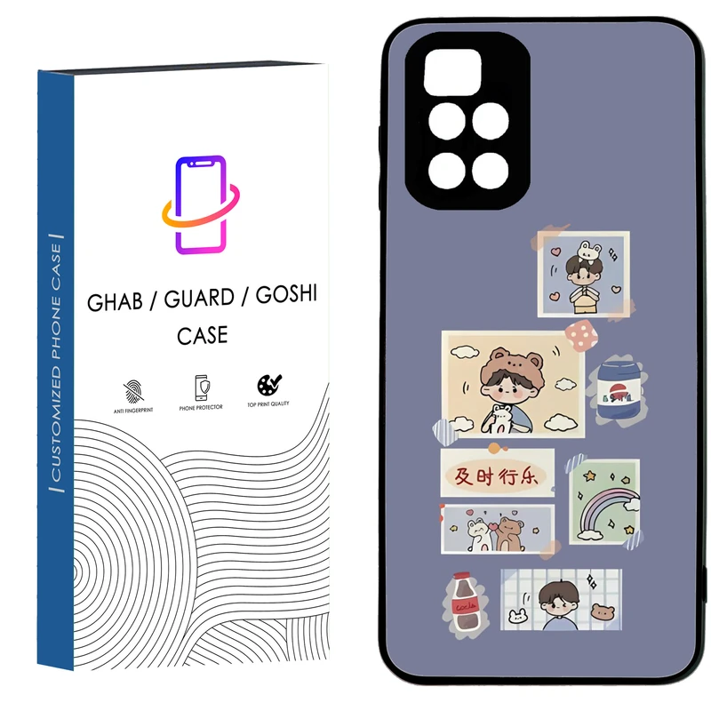 کاور قاب گارد گوشی طرح دخترانه کد 48  - TPU مناسب برای گوشی موبایل شیائومی Redmi Redmi 10 4G