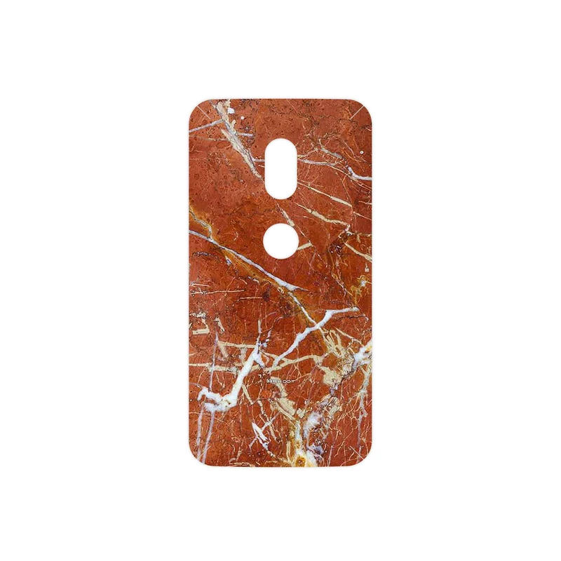 برچسب پوششی ماهوت مدل Red Marble مناسب برای گوشی موبایل موتورولا Moto G4 Play