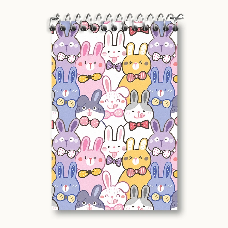 دفتر یادداشت 50 برگ خندالو مدل خرگوش بامزه کد N858