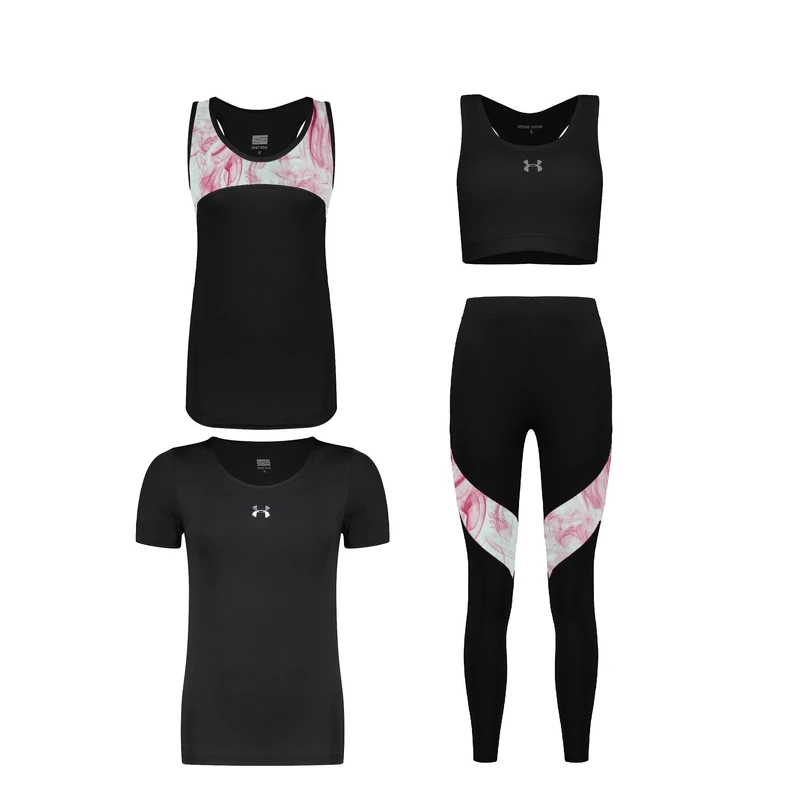 ست چهار تکه لباس ورزشی زنانه مدل 1401-1801-7101-3601