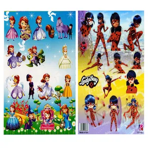 استیکر کودک طرح صوفیا و دختر کفشدوزکی کد CT333 مجموعه 2 عددی 