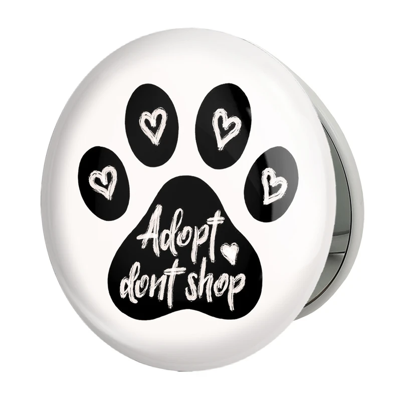 آینه جیبی خندالو طرح حمایت از حیوانات مدل تاشو کد 27382 