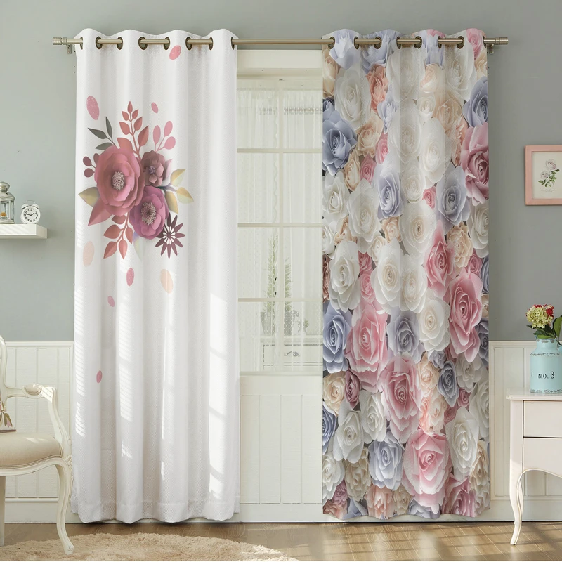 پرده نیروانا طرح مدرن   مدل هازان کد 8490 سایز 140×280 سانتی متر