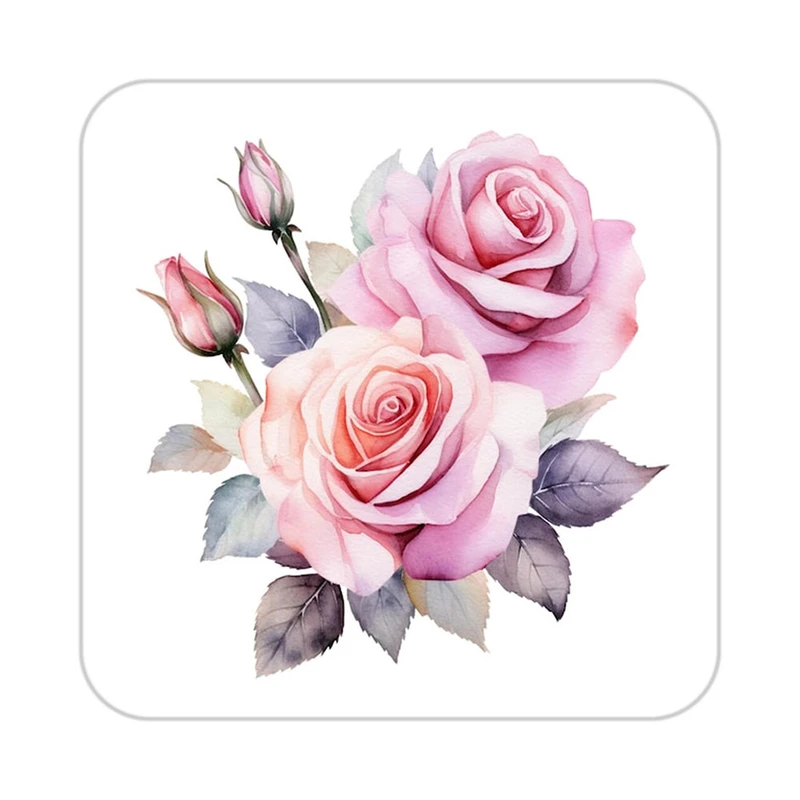 زیر لیوانی کاکتی طرح گل مدل mp16527