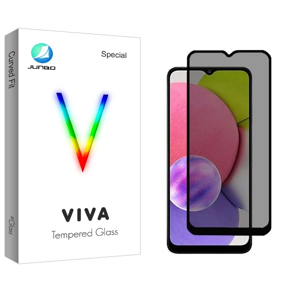 محافظ صفحه نمایش حریم شخصی جانبو مدل Viva مناسب برای گوشی موبایل سامسونگ Galaxy A03s