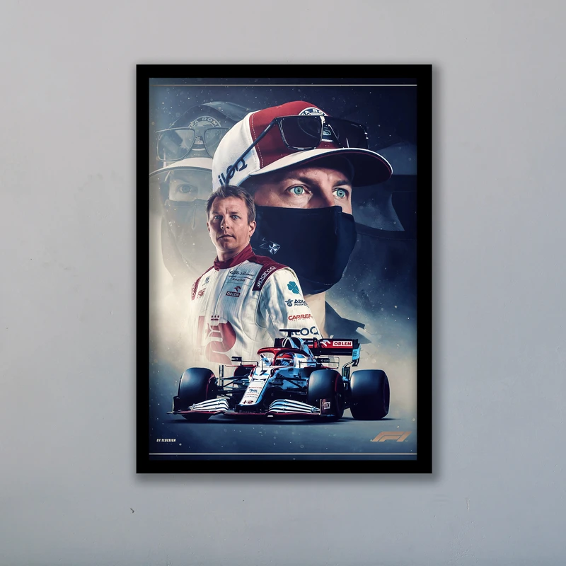 تابلو مدل فرمول یک کیمی رایکونن کد LA-F1G1011B