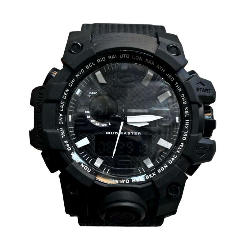 ساعت مچی عقربه ای بچگانه مدل دوزمانه کد G Sh Blc ساعت مچی عقربه ای بچگانه مدل دوزمانه کد G Sh Blc