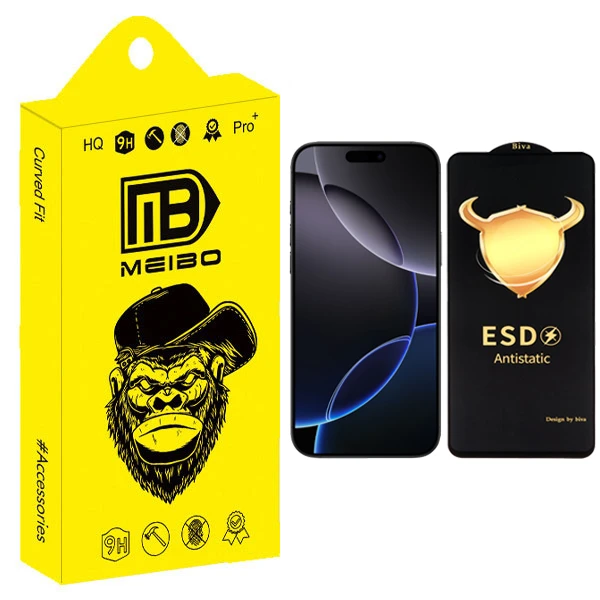 محافظ صفحه نمایش میبو مدل Biva Antistatic Glavers مناسب برای گوشی موبایل اپل iphone 16 Pro Max