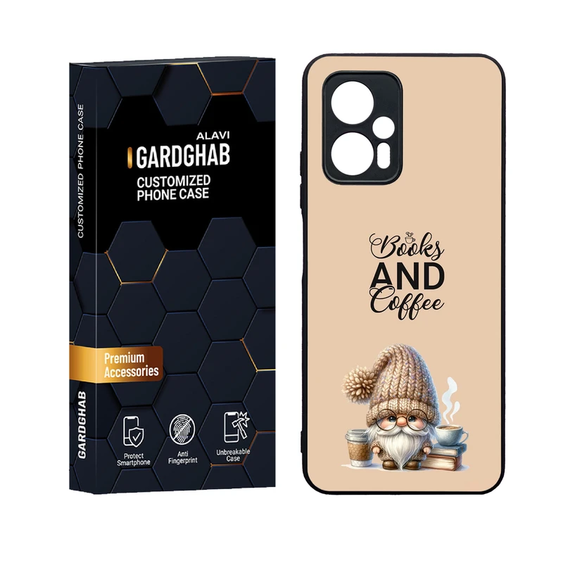 کاور گارد قاب علوی مدل دورژله ای پشت گلس فانتزی مناسب برای گوشی موبایل شیائومی Poco X4 GT