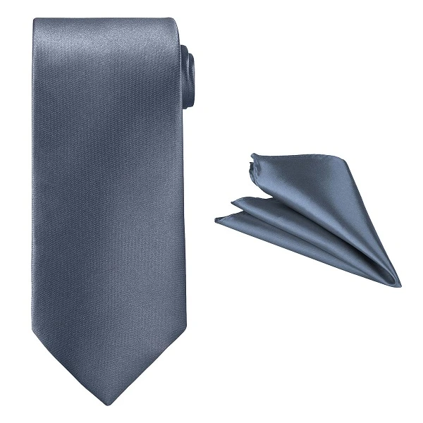 ست کراوات و دستمال جیب مردانه مدل TVF کد 26