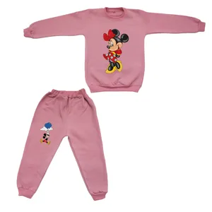 ست سویشرت و شلوار دخترانه مدل میکی