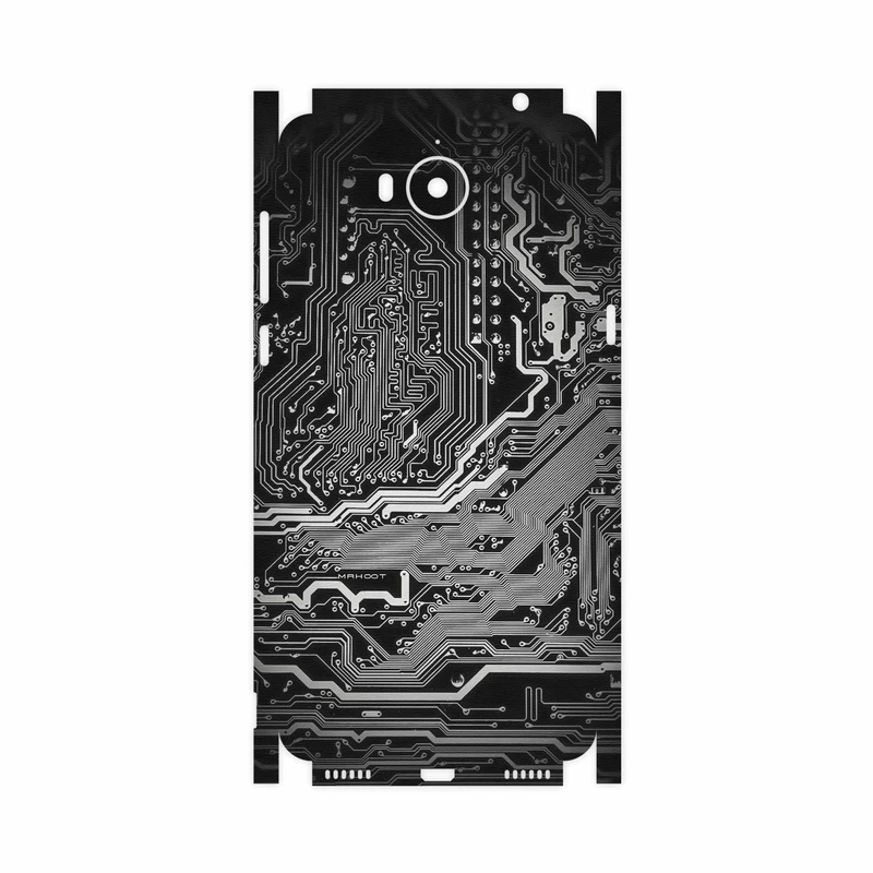 برچسب پوششی ماهوت مدل Black Printed Circuit Board-FullSkin مناسب برای گوشی موبایل هوآوی Y5 2017