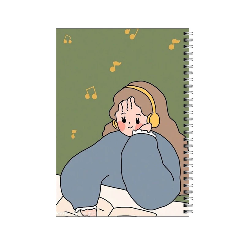 دفتر مشق 80 برگ بامبیلیپ طرح عاشق موزیک و کتاب کد 1696929