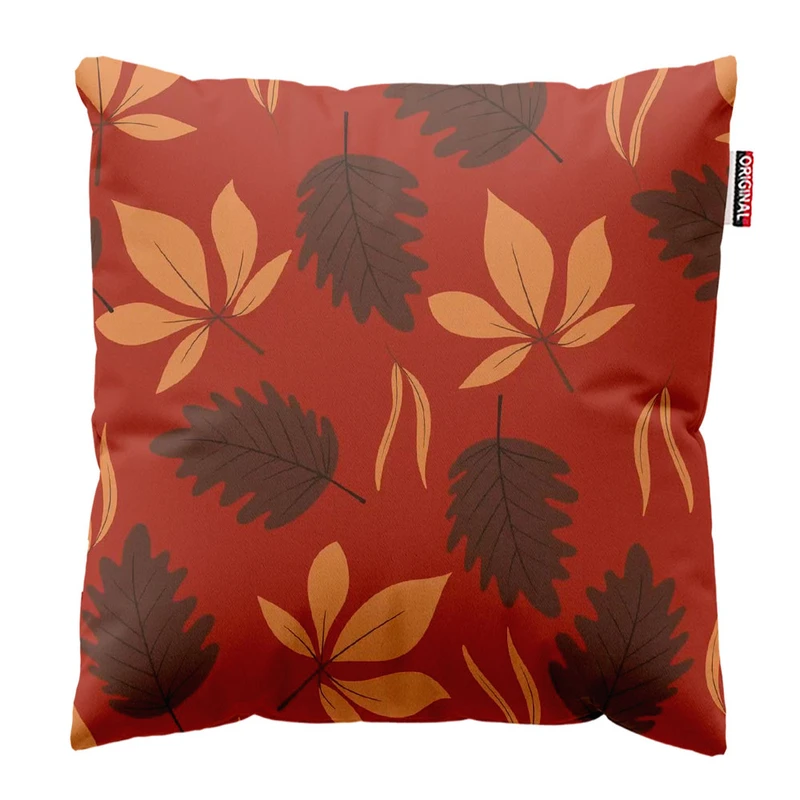 کوسن پاد آفرین طرح برگ و گل کد 3735 سایز 30*30 سانتی متر