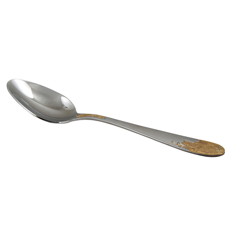 سرویس قاشق و چنگال 86 پارچه ویکالینا مدل V222 با کنسول چوبی کشویی