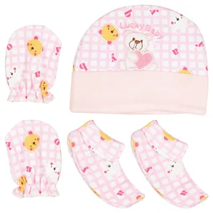    ست 3 تکه لباس نوزادی لاکی بی بی مدل 5004