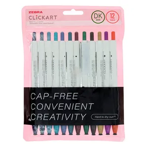 ماژیک علامت گذار زبرا مدل CLICKART DK بسته 12 عددی