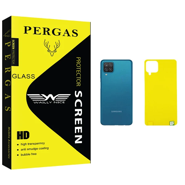 محافظ پشت گوشی وایلی نایس مدل Pergas Glass مناسب برای گوشی موبایل سامسونگ Galaxy A12