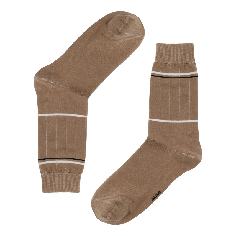 جوراب ساق بلند مردانه هالیدی مدل D038C6