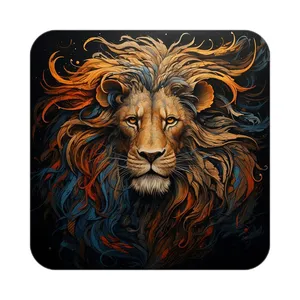زیر لیوانی کاکتی طرح شیر مدل mp23950