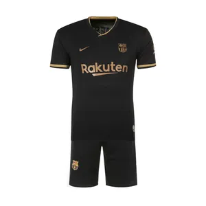ست پیراهن و شورت ورزشی مردانه طرح تیم بارسلونا مدل 2021