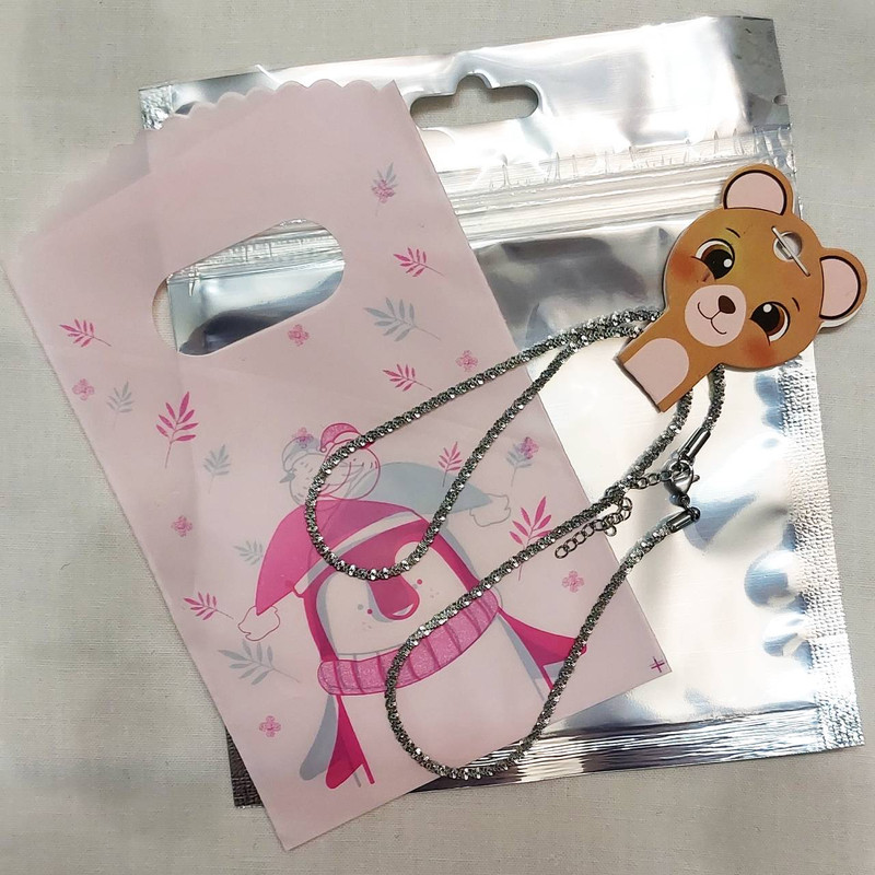 زنجیر زنانه مدل خاویاری استیل