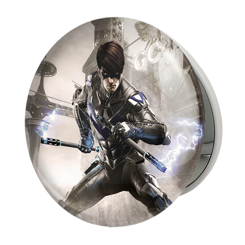 آینه جیبی خندالو طرح بتمن شوالیه آرخام Batman Arkham knight مدل تاشو کد 30268