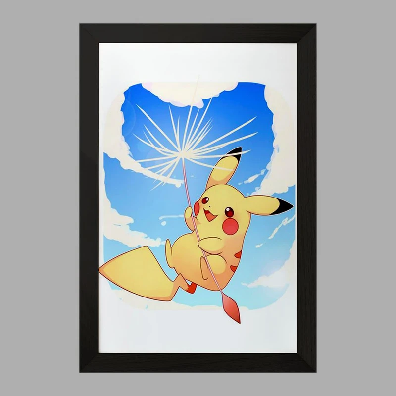 تابلو خندالو مدل پیکاچو انیمه پوکمون  کد 17338