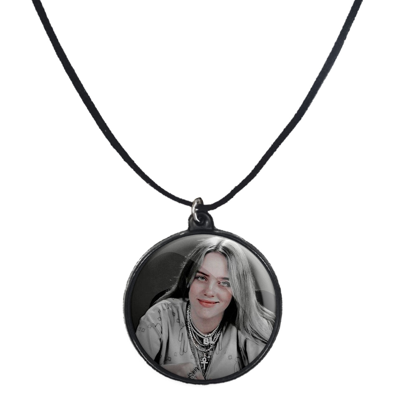 گردنبند پرمانه طرح بیلی آیلیش کد pmb.20040 مدل دو طرفه