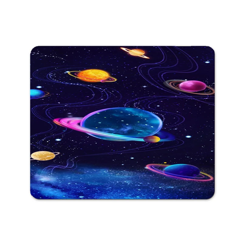 ماوس پد پاد آفرین مدل فانتزی طرح کهکشانی کد p47 سایز 24*19 سانتی متر