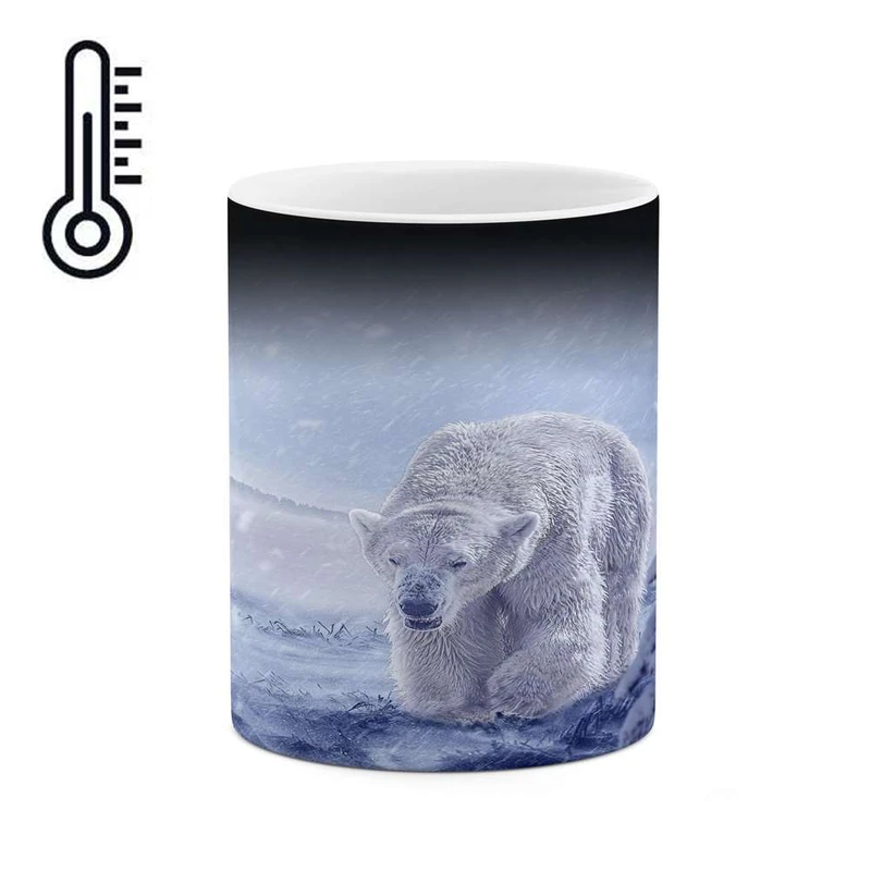 ماگ حرارتی کاکتی مدل خرس کد mgh15568