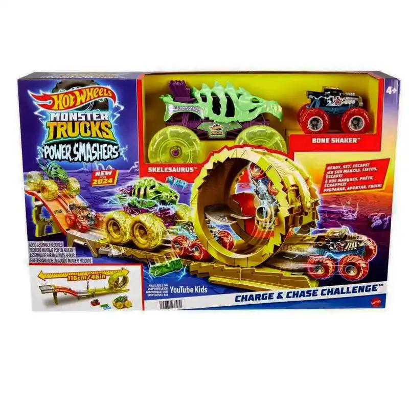 کیت ماشین بازی هات ویلز مدل Charge N Chase Challenge کد HXT05