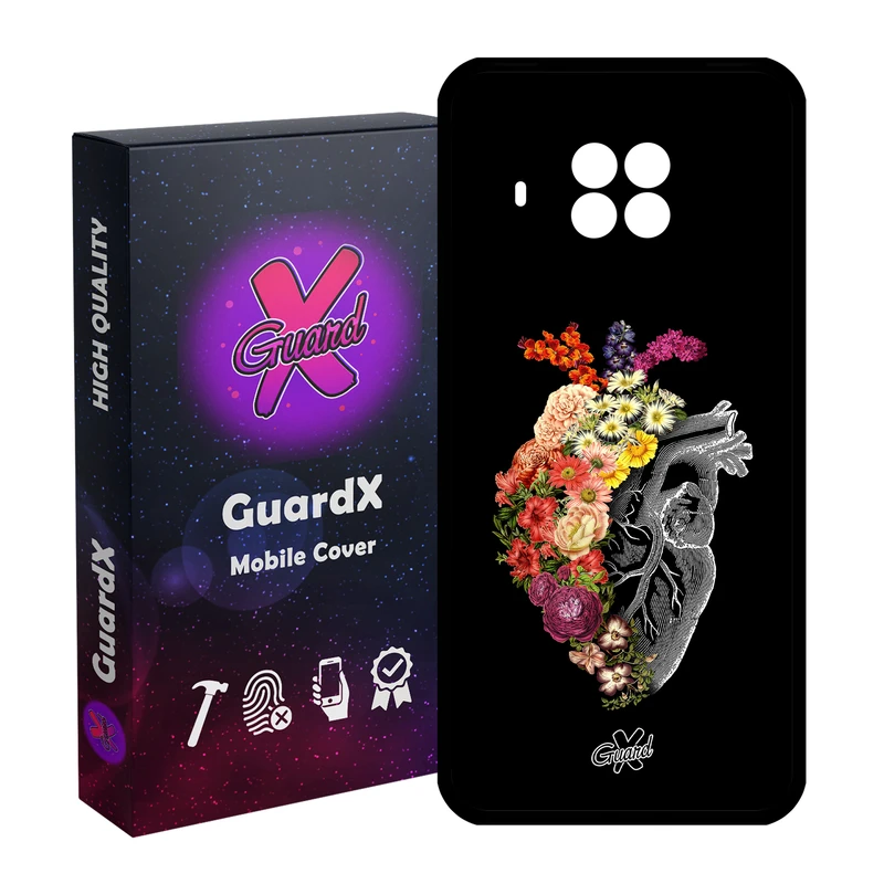 کاور گارد ایکس طرح قلب مدل Glass10216 مناسب برای گوشی موبایل شیائومی Mi 10T Lite / Mi 10I / Redmi Note 9 Pro 5G