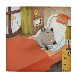 زیر لیوانی  طرح گراز خواب آلود کد    6096809_5262