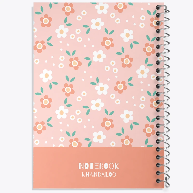 دفتر لیست خرید 50 برگ خندالو طرح گل گلی کد N1486