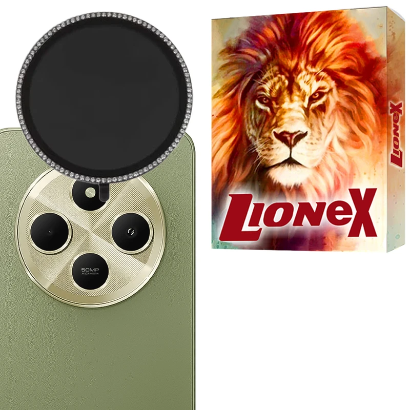 محافظ لنز دوربین شیشه‌ای لایونکس مدل NRIL20 مناسب برای گوشی موبایل شیائومی Redmi 14C 4G / Redmi 14C 5G