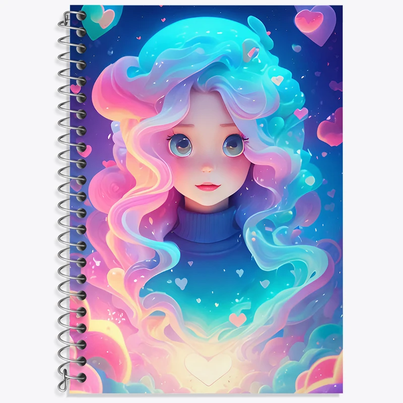 دفتر لغت 50 برگ خندالو طرح دخنرانه کد N1907