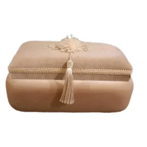 جعبه جواهرات مدل  مستطیل مخملی