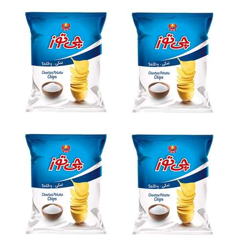 چیپس نمکی چی توز - 30 گرم بسته 4 عددی