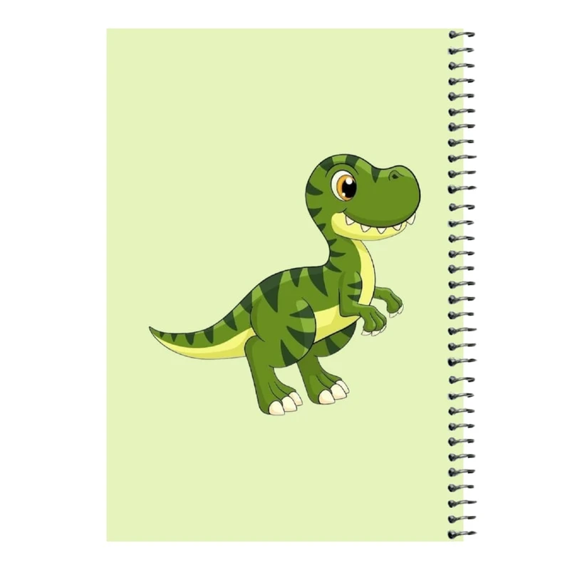 دفتر مشق 80 برگ اس جی مدل دایناسور   