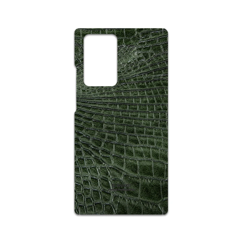 برچسب پوششی ماهوت مدل Green-Crocodile-Leather مناسب برای گوشی موبایل سامسونگ Galaxy Note20 Ultra